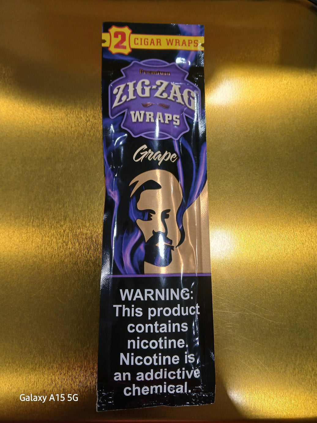 ZIG ZAG 2PK WRAPS GRAPE 25/2