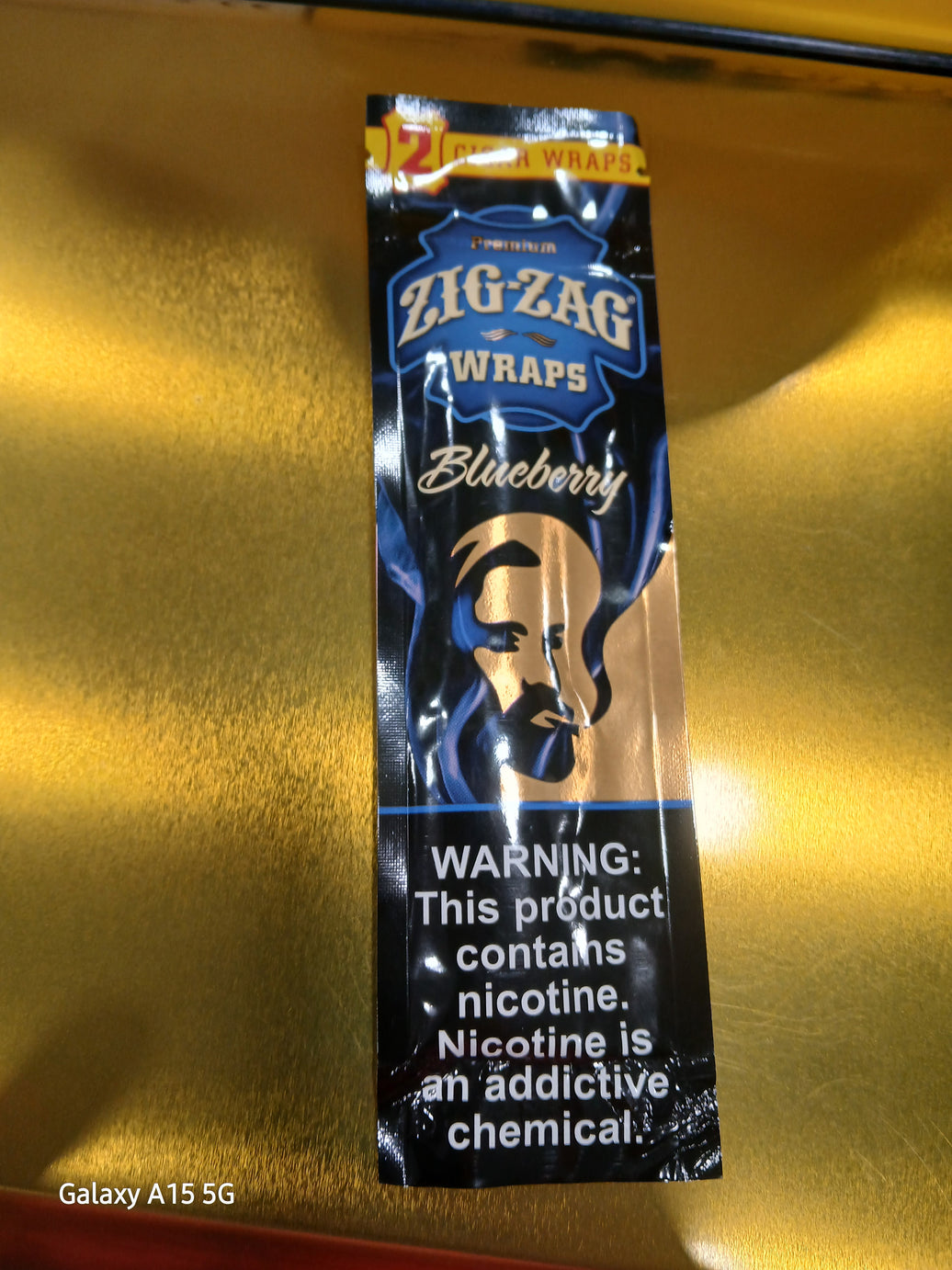 ZIG ZAG 2PK WRAPS BLUEBERRY 25/2