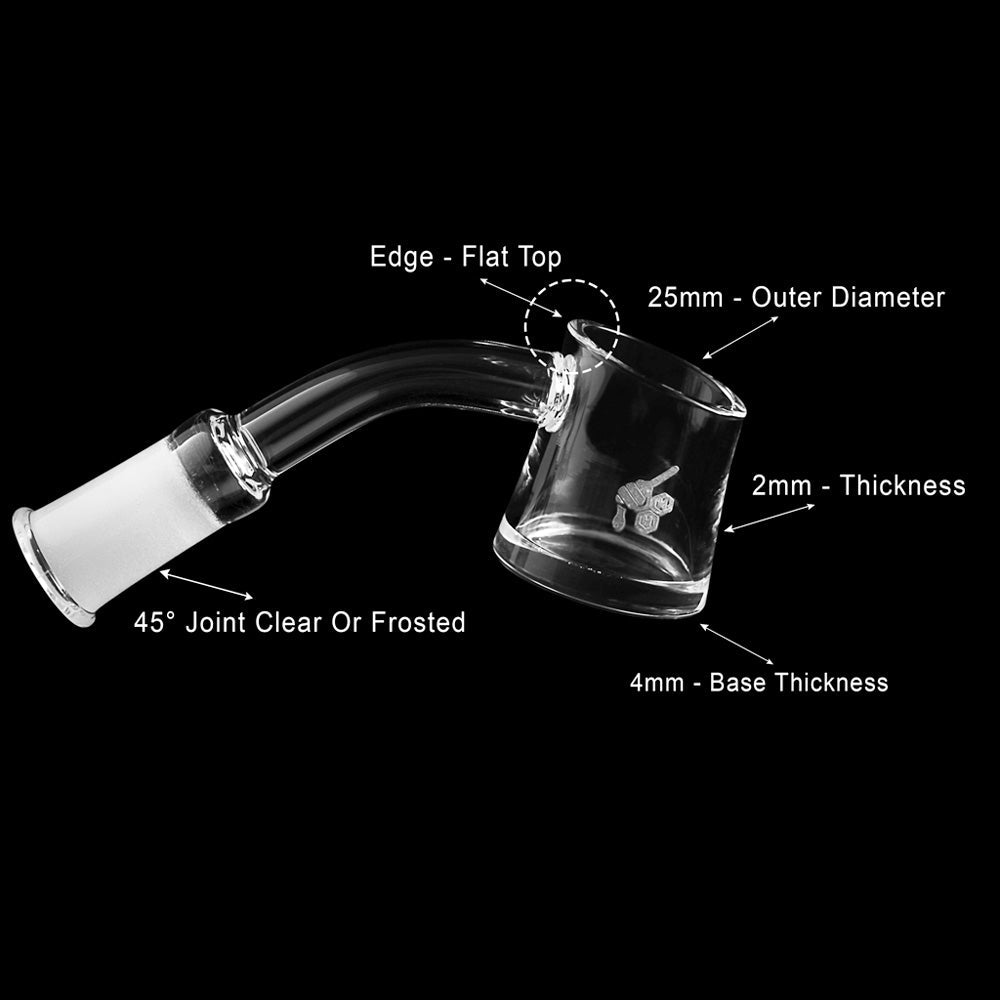 Fat Bottom Quartz Banger - 45° Degree