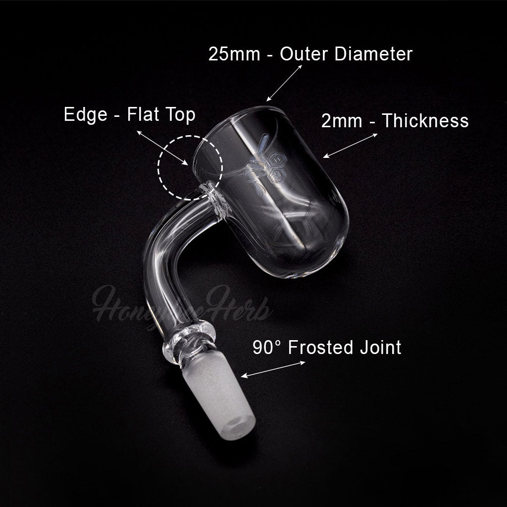 Honey Cyclone Quartz Banger - 90° Degree