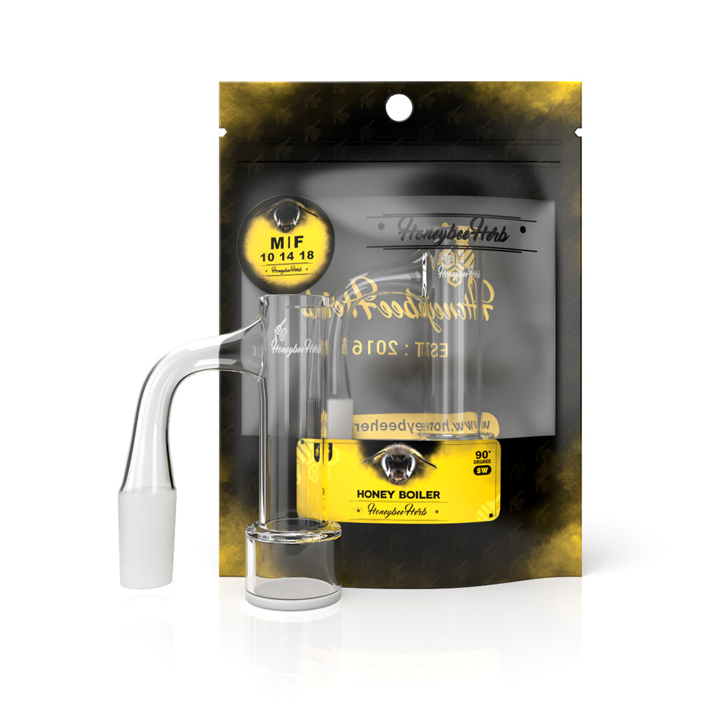 Honey Boiler Quartz Banger - 90° Degree | Bl