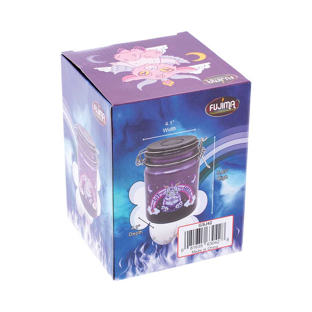 Glass Jar With Clasp