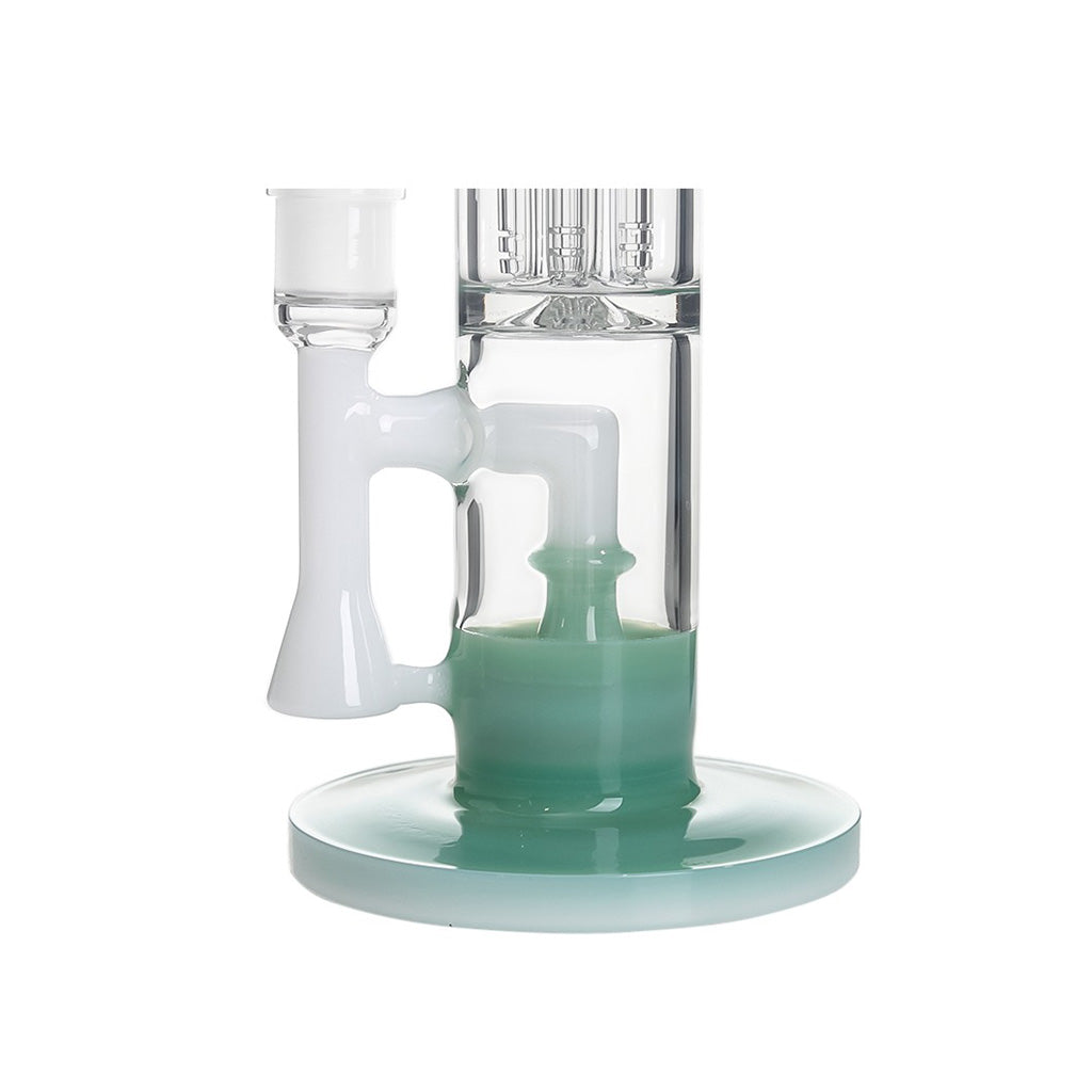 Hittn Showerhead 6-Arm Tree Perc Straight Tube Bong