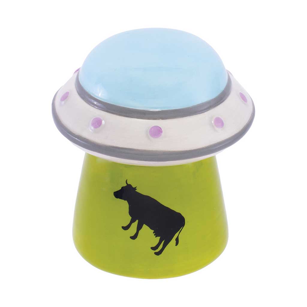 UFO Cow Stash Jar