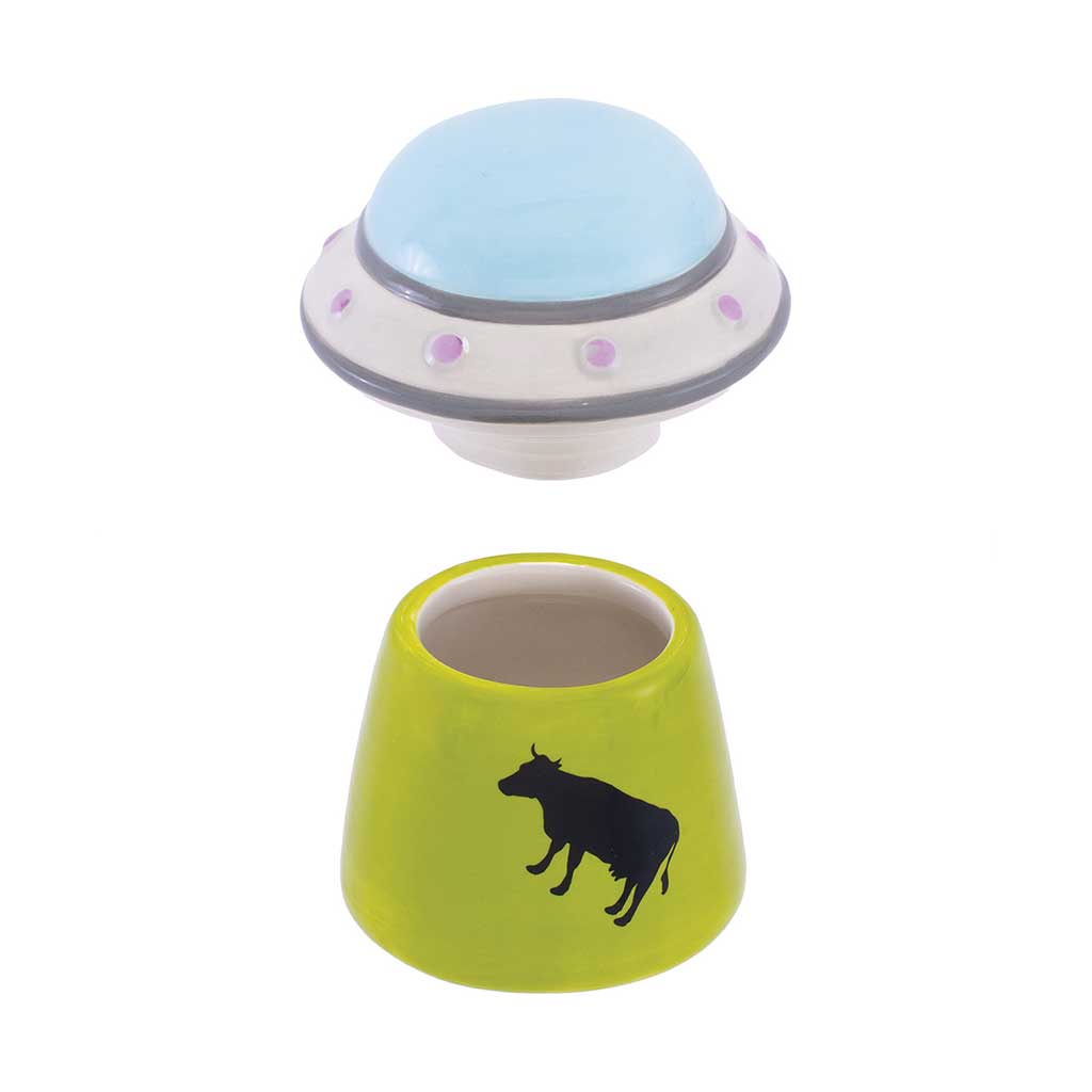 UFO Cow Stash Jar