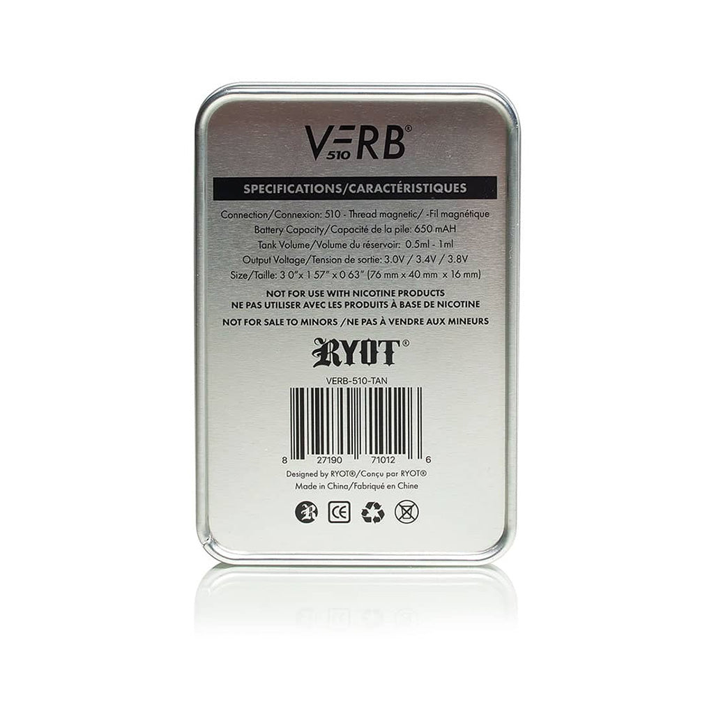 Verb 510 Flip Threaded Battery Oil Vaporizer