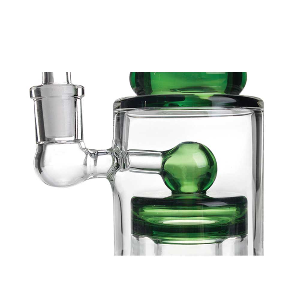 Phoenix Star 7 Inch Bubbler Dab Rig With Double Showerhead Perc