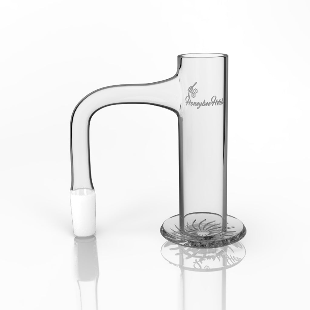 Long Neck Beehive Quartz Banger - 90° Degree | Bl
