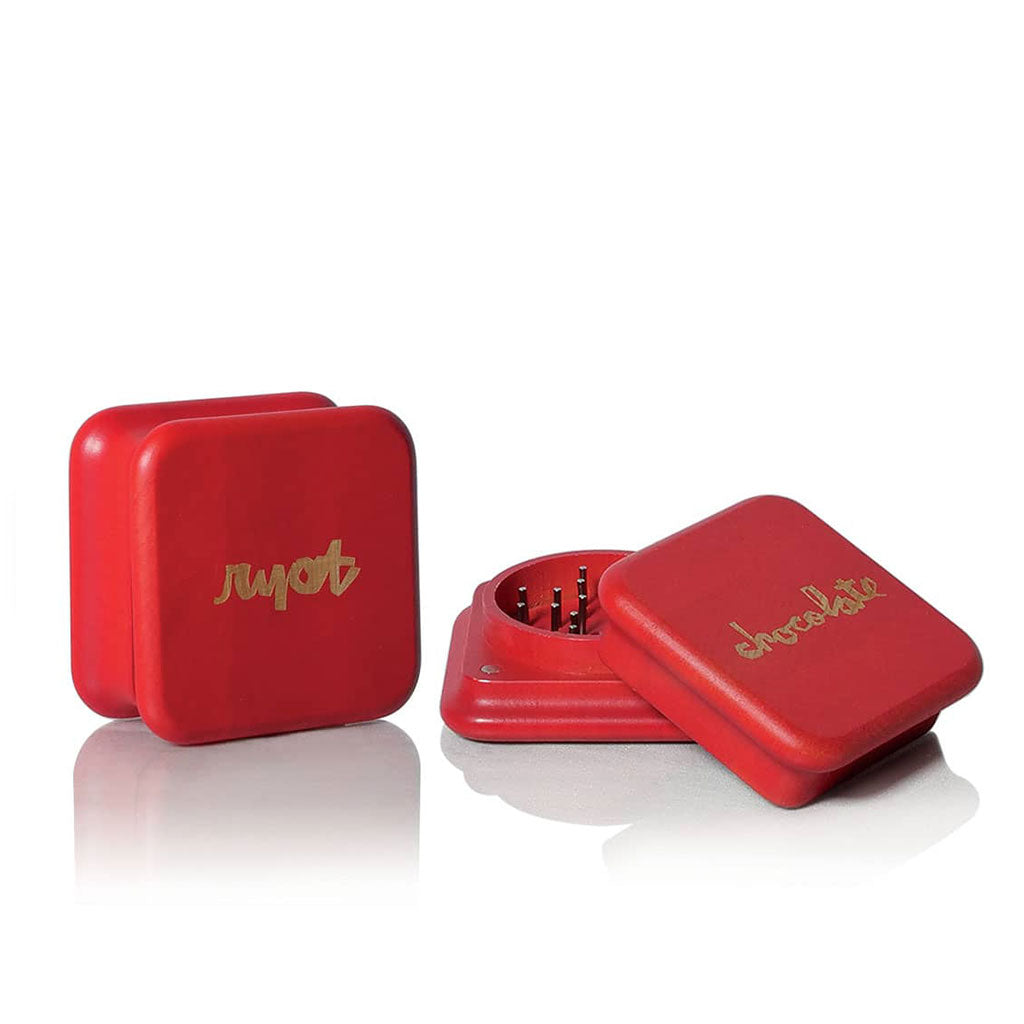 Chocolate X RYOT 2Pc Red Maple Grinder
