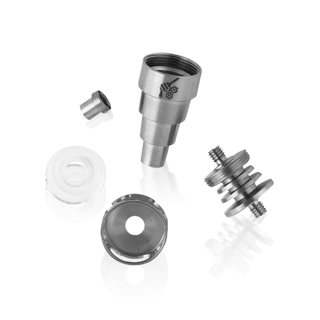 Titanium 6 In 1 Cage Hybrid Dab Nail