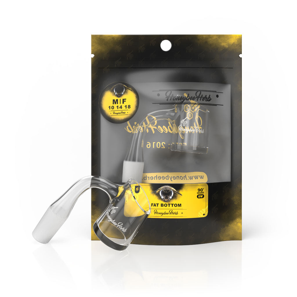 Fat Bottom Quartz Banger - 90° Degree | Bl