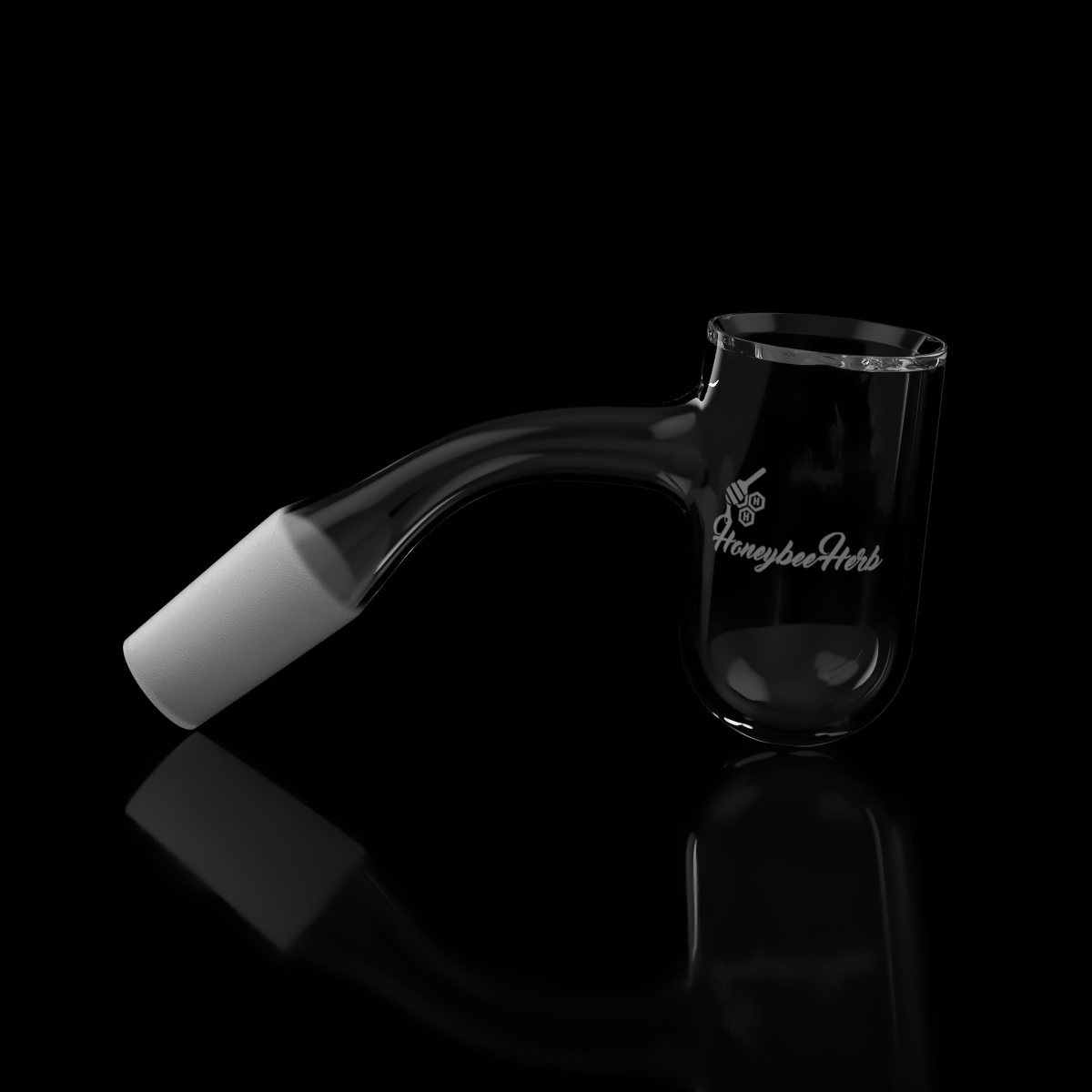 Honey Bevel Deep Bowl Quartz Banger - 45° Degree | Bl