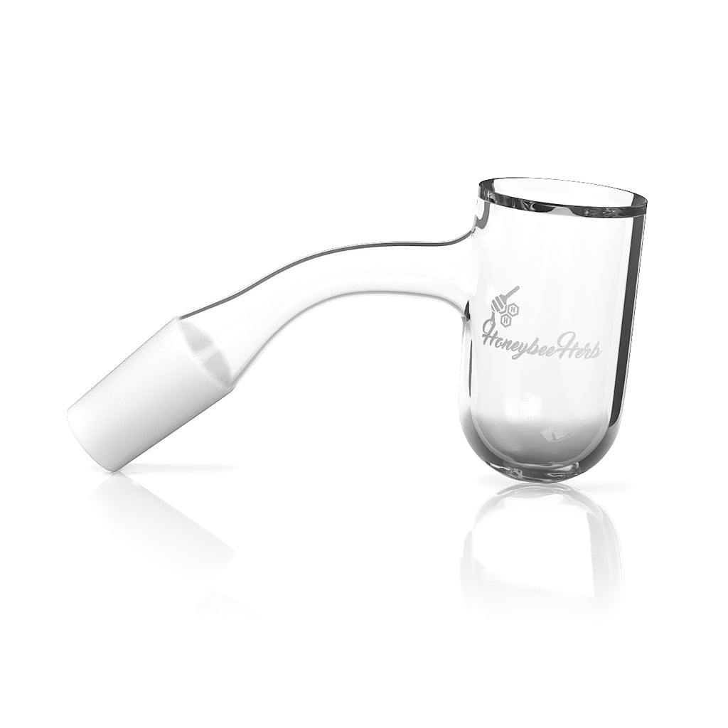 Honey Bevel Deep Bowl Quartz Banger - 45° Degree | Bl