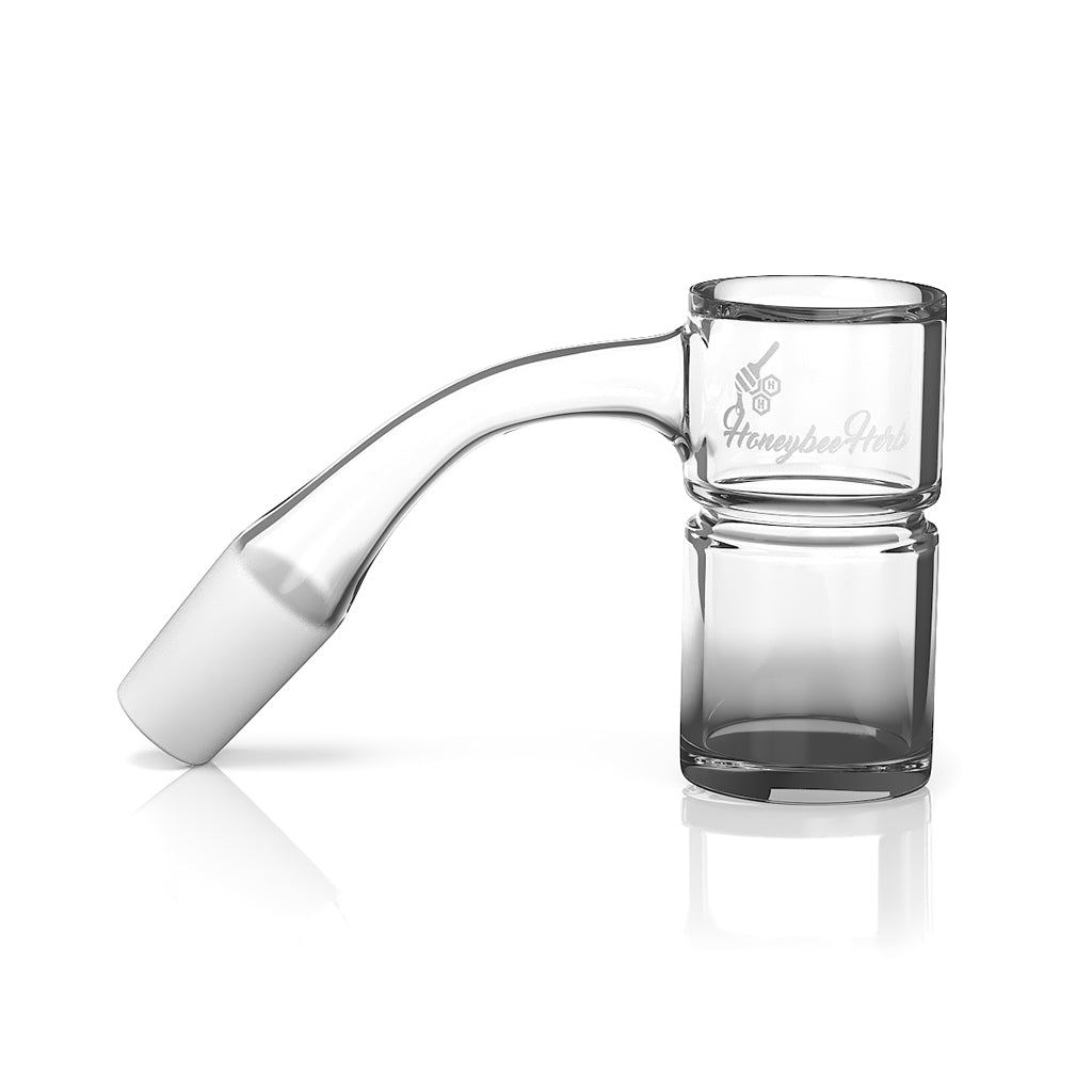 Honey Bevel Splash Bucket Quartz Banger - 45° Degree | Bl