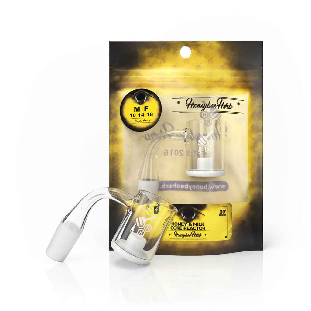 Honey & Milk Core Reactor Quartz Banger - 90° Degree