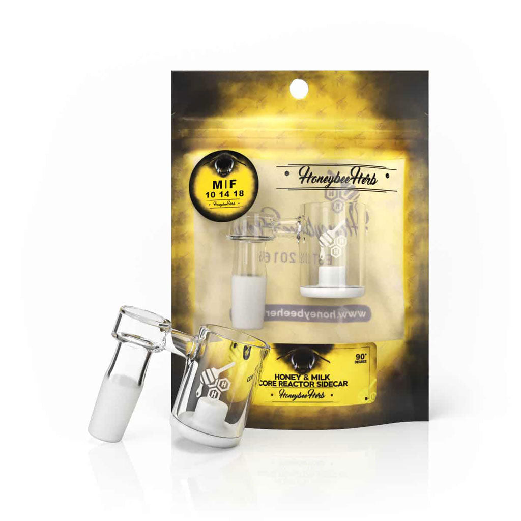 Honey & Milk Core Reactor Sidecar Quartz Banger - 90° Degree