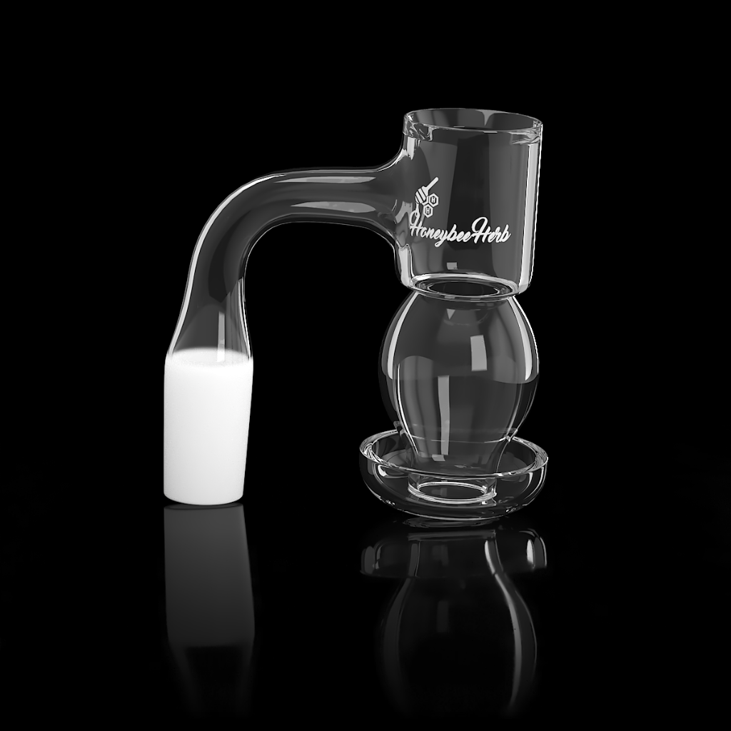 Honeysuckle Bubble Quartz Banger - 90° Degree | Bl