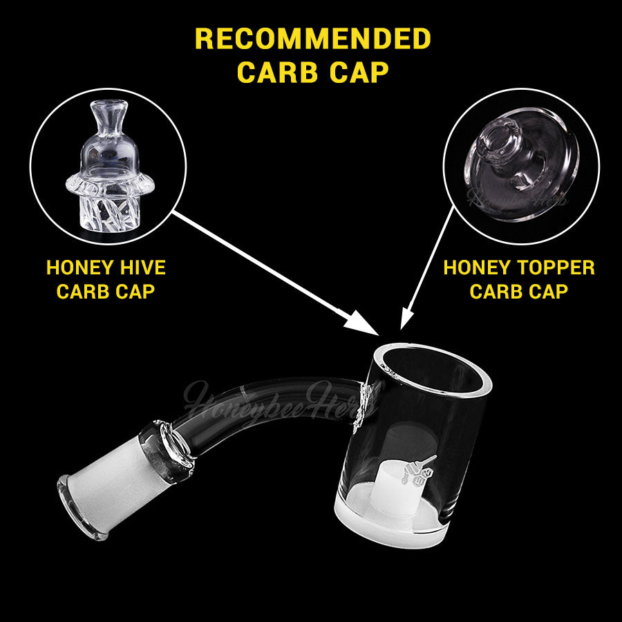 Honey & Milk Core Reactor Quartz Banger - 45° Degree | Yl