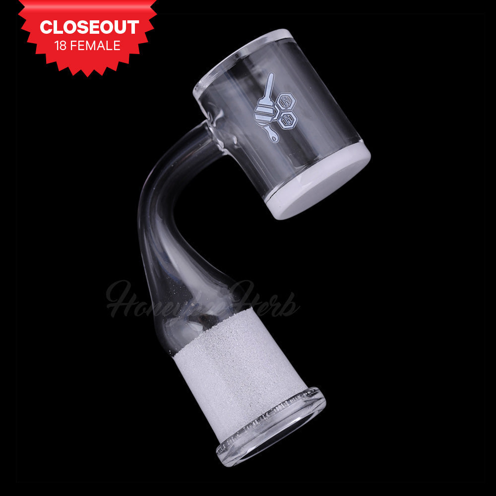 Honey & Milk Bevel Quartz Banger - 90° Degree
