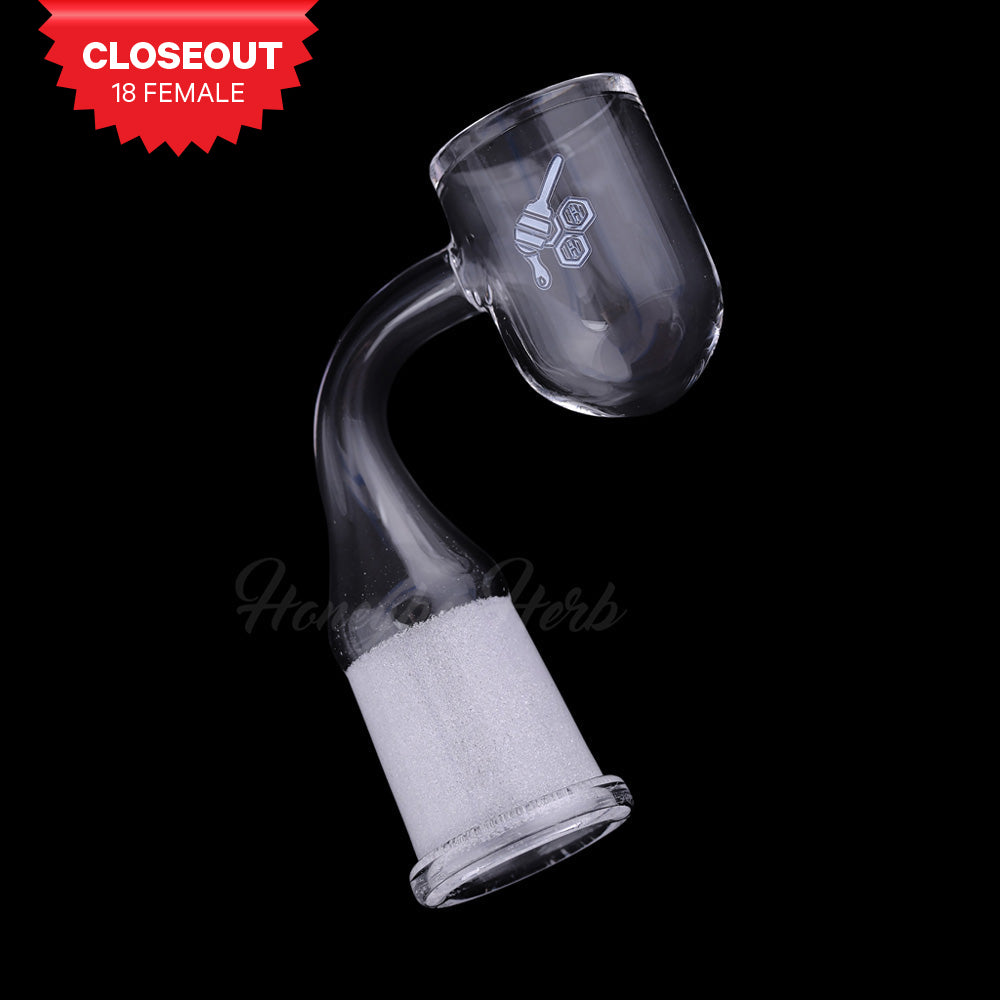 Honey Bevel Bowl Quartz Banger - 90° Degree
