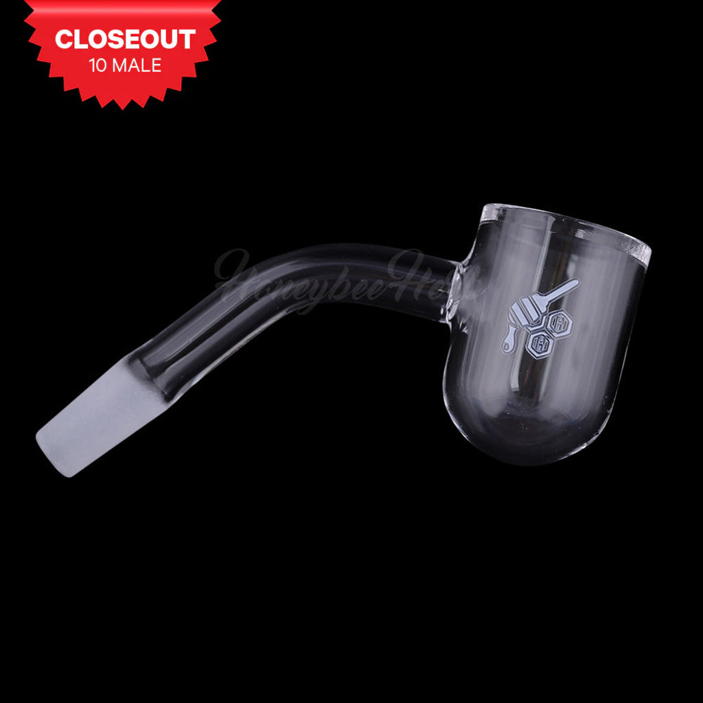 Honey Bevel Bowl Quartz Banger - 45° Degree