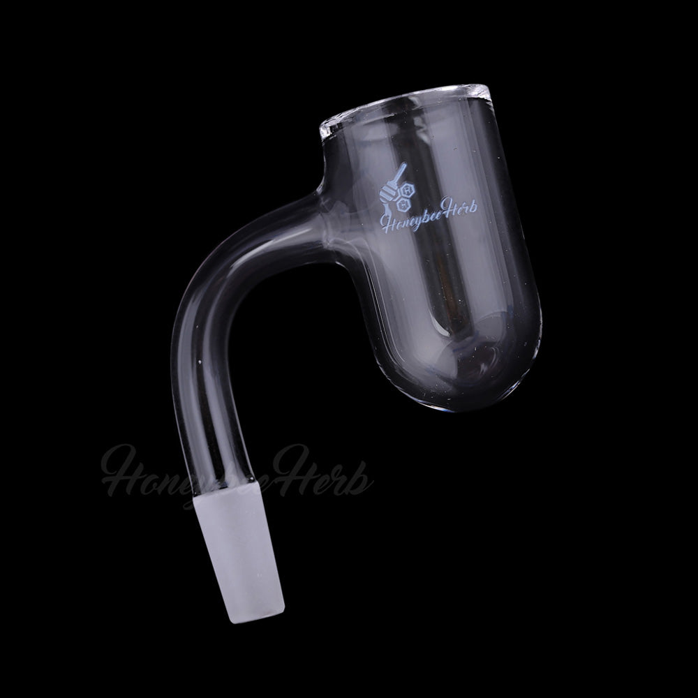 Honey Bevel Deep Bowl Quartz Banger - 90° Degree | Bl