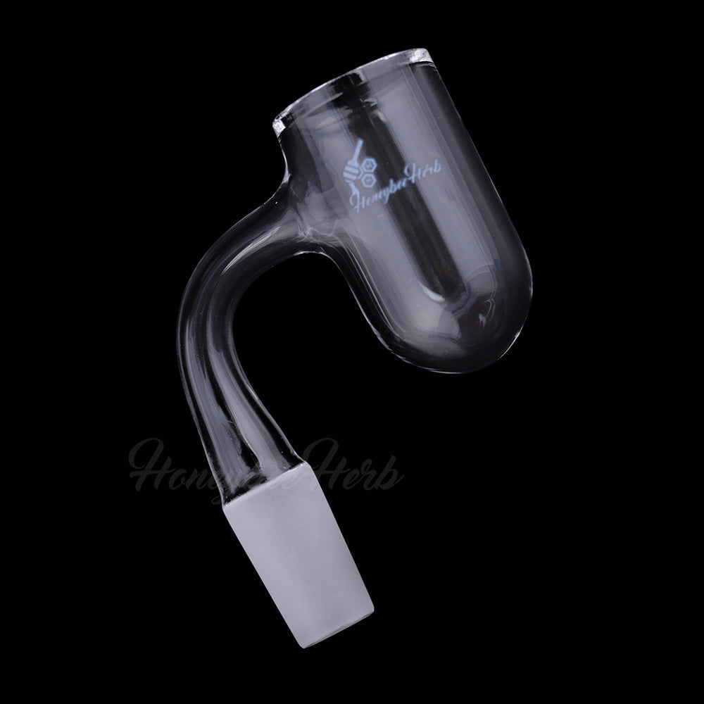 Honey Bevel Deep Bowl Quartz Banger - 90° Degree | Bl