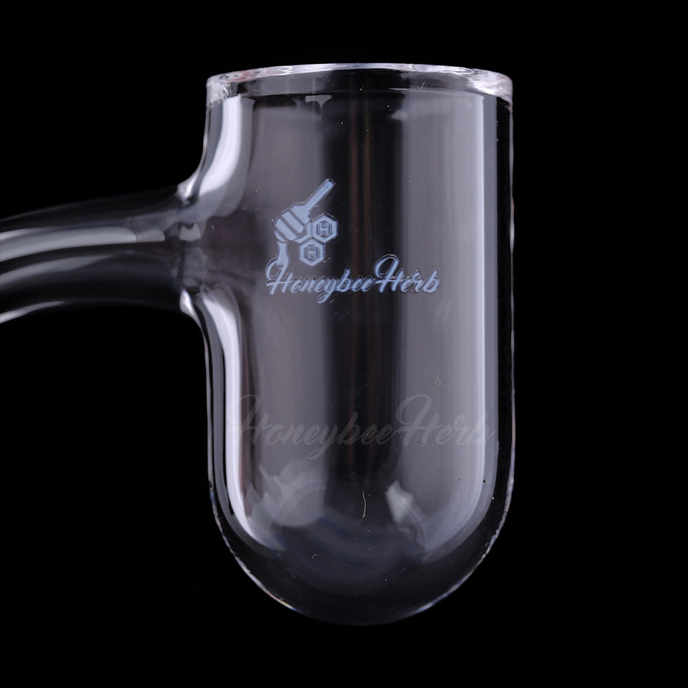 Honey Bevel Deep Bowl Quartz Banger - 45° Degree | Bl