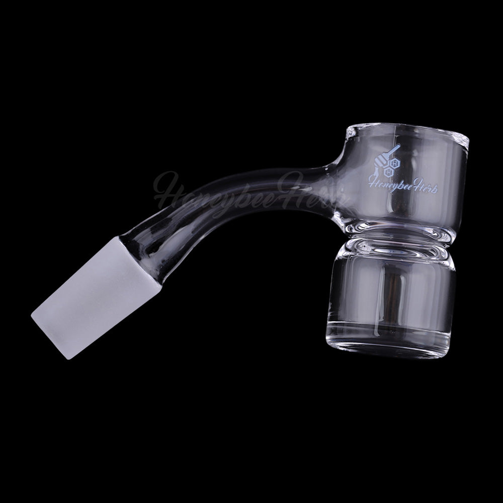 Honey Bevel Splash Bucket Quartz Banger - 45° Degree | Bl