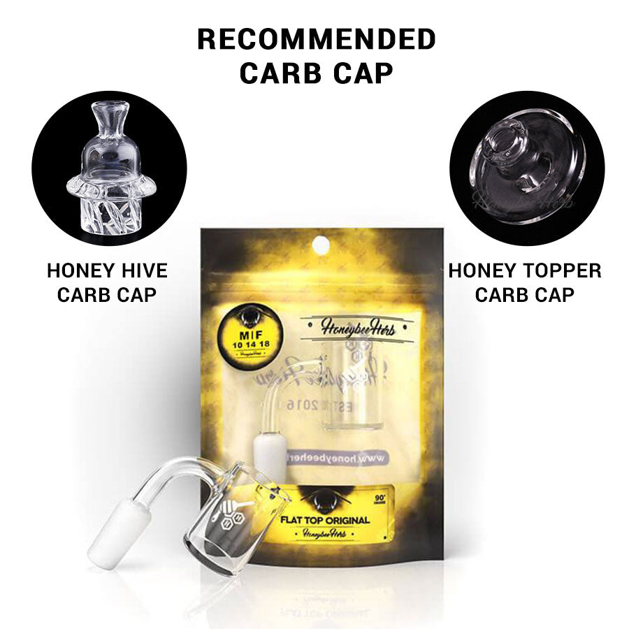 Flat Top Original Quartz Banger - 90° Degree | Yl