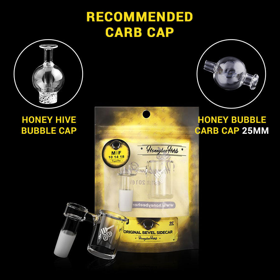 Original Bevel Sidecar Quartz Banger - 90° Degree