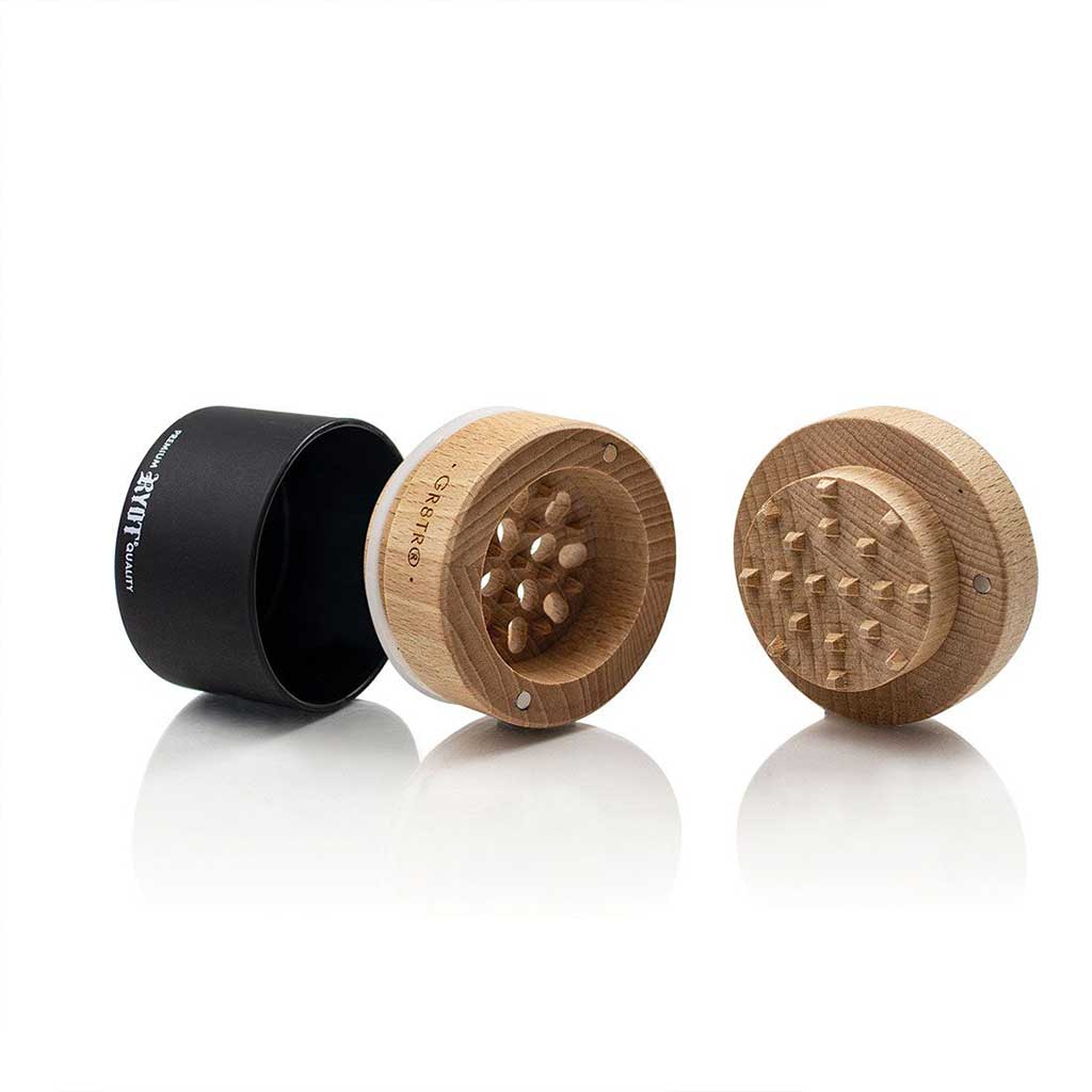 Wood Gr8Tr With Jar Body