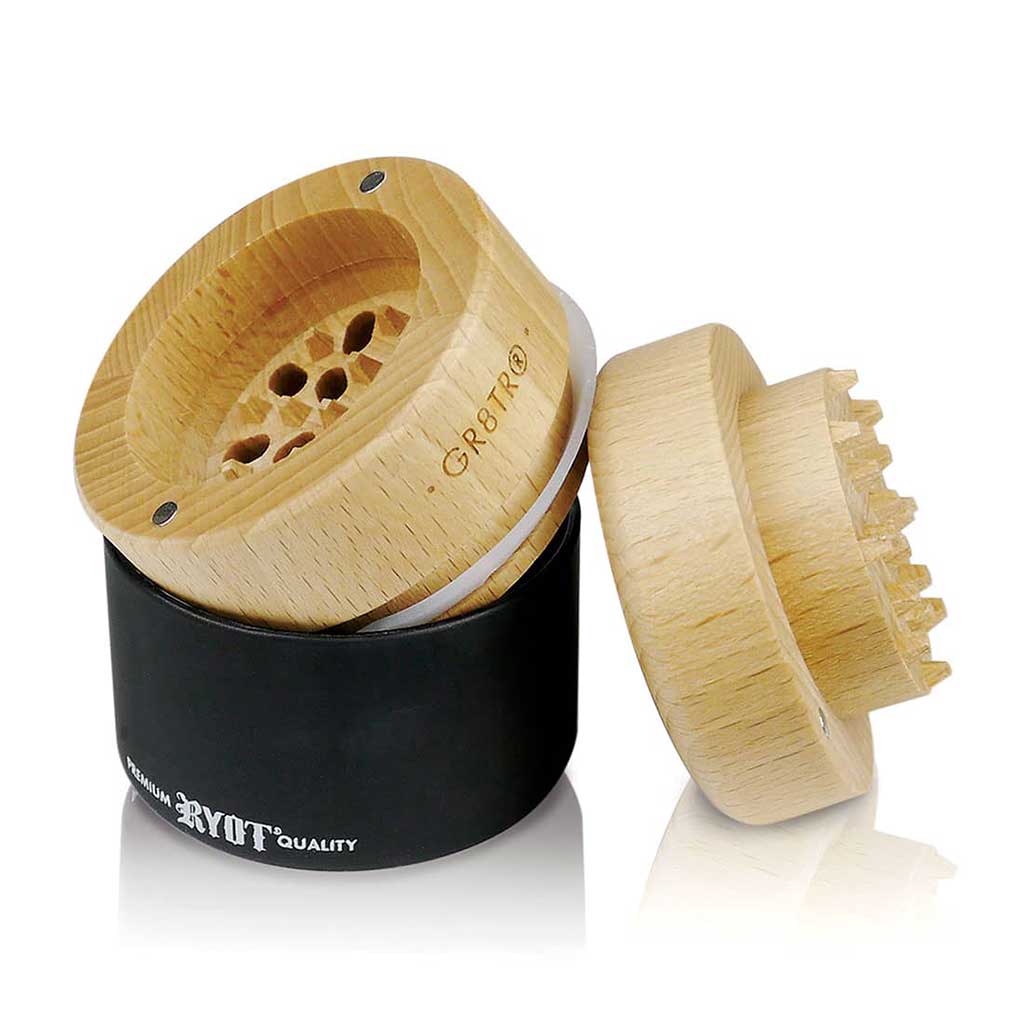 Wood Gr8Tr With Jar Body
