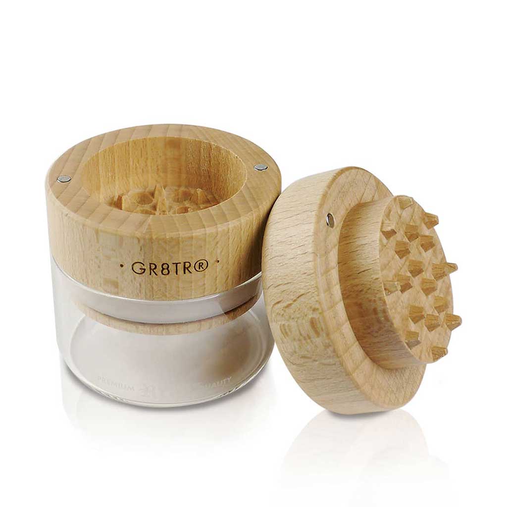 Wood Gr8Tr With Jar Body