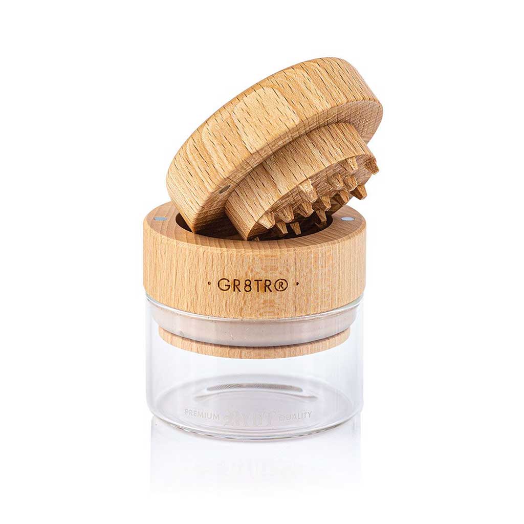 Wood Gr8Tr With Jar Body