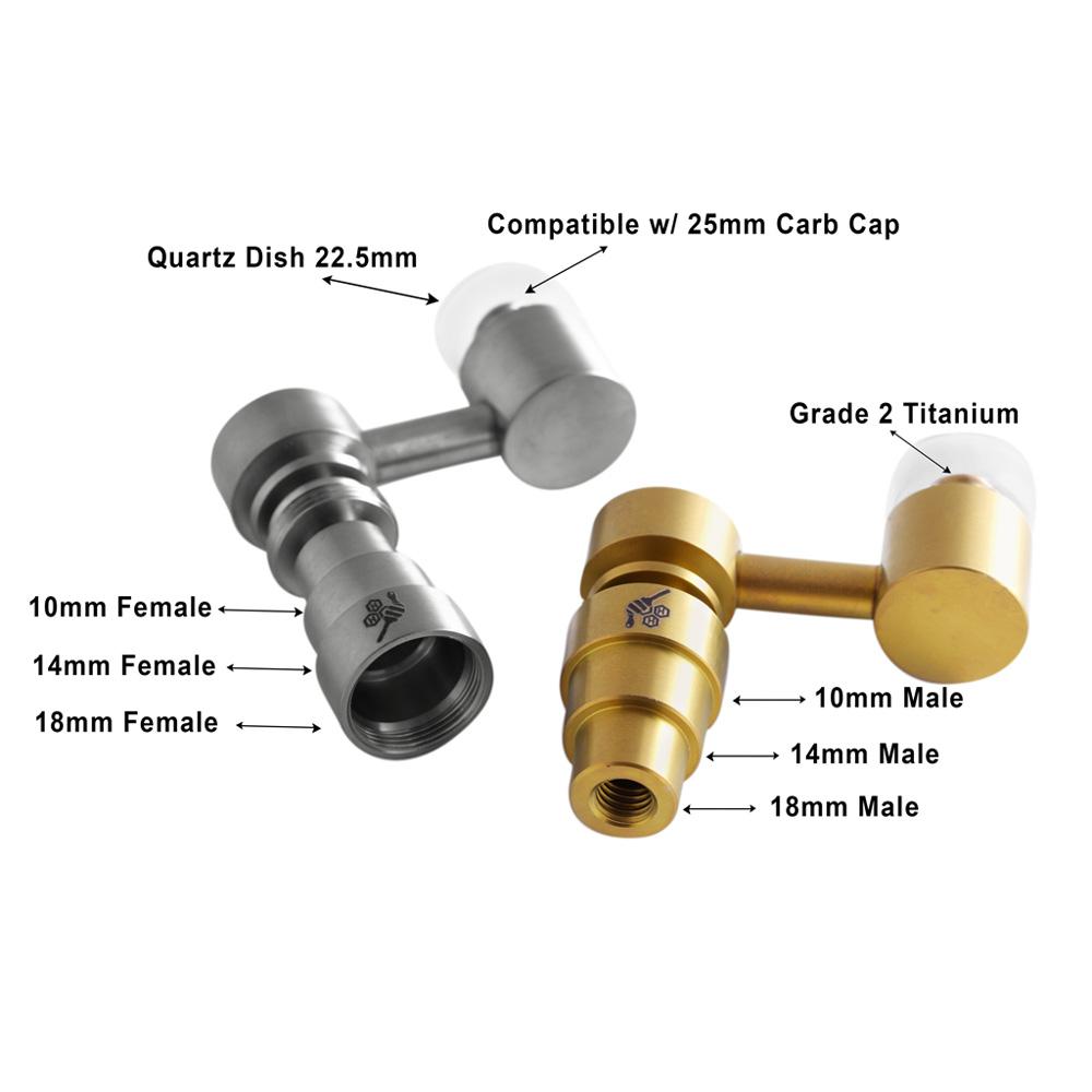Titanium 4 In 1 Sidecar Hybrid Banger Dab Nail