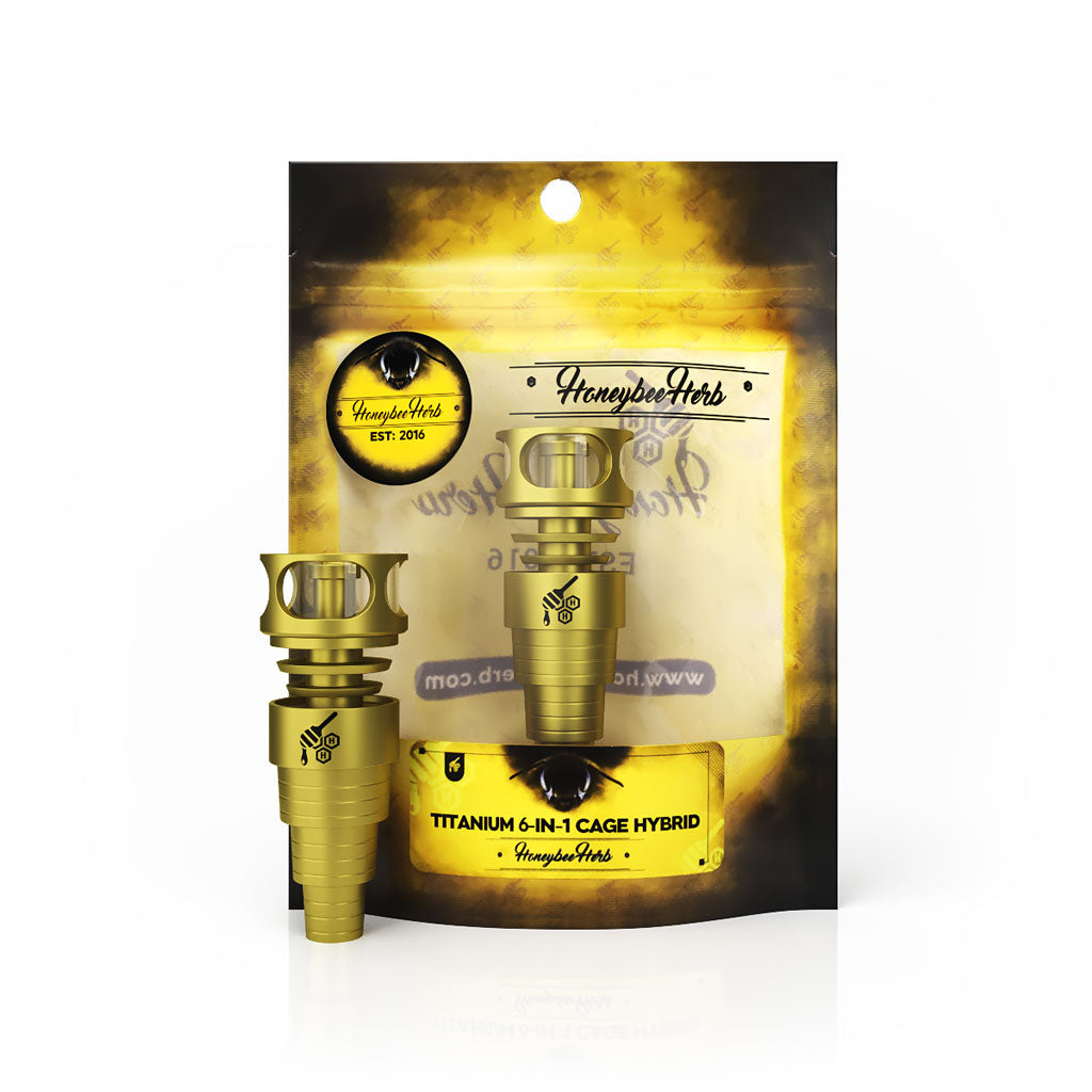 Titanium 6 In 1 Cage Hybrid Dab Nail