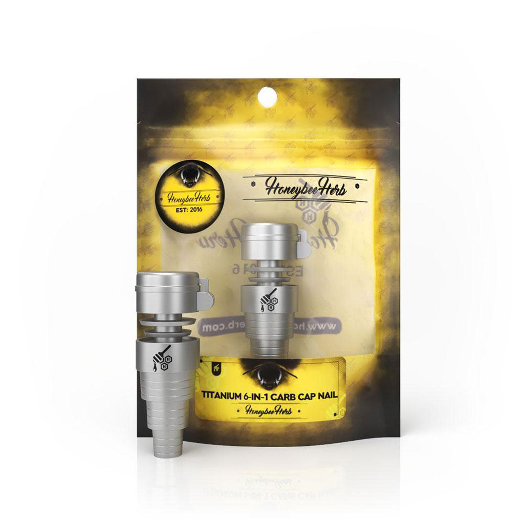 Titanium 6 In 1 Carb Cap Dab Nail