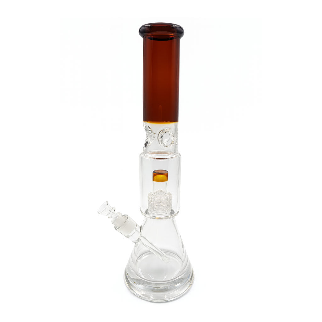 Arctic Cyclone Beaker Bong With Matrix Perc & Ice Pinch