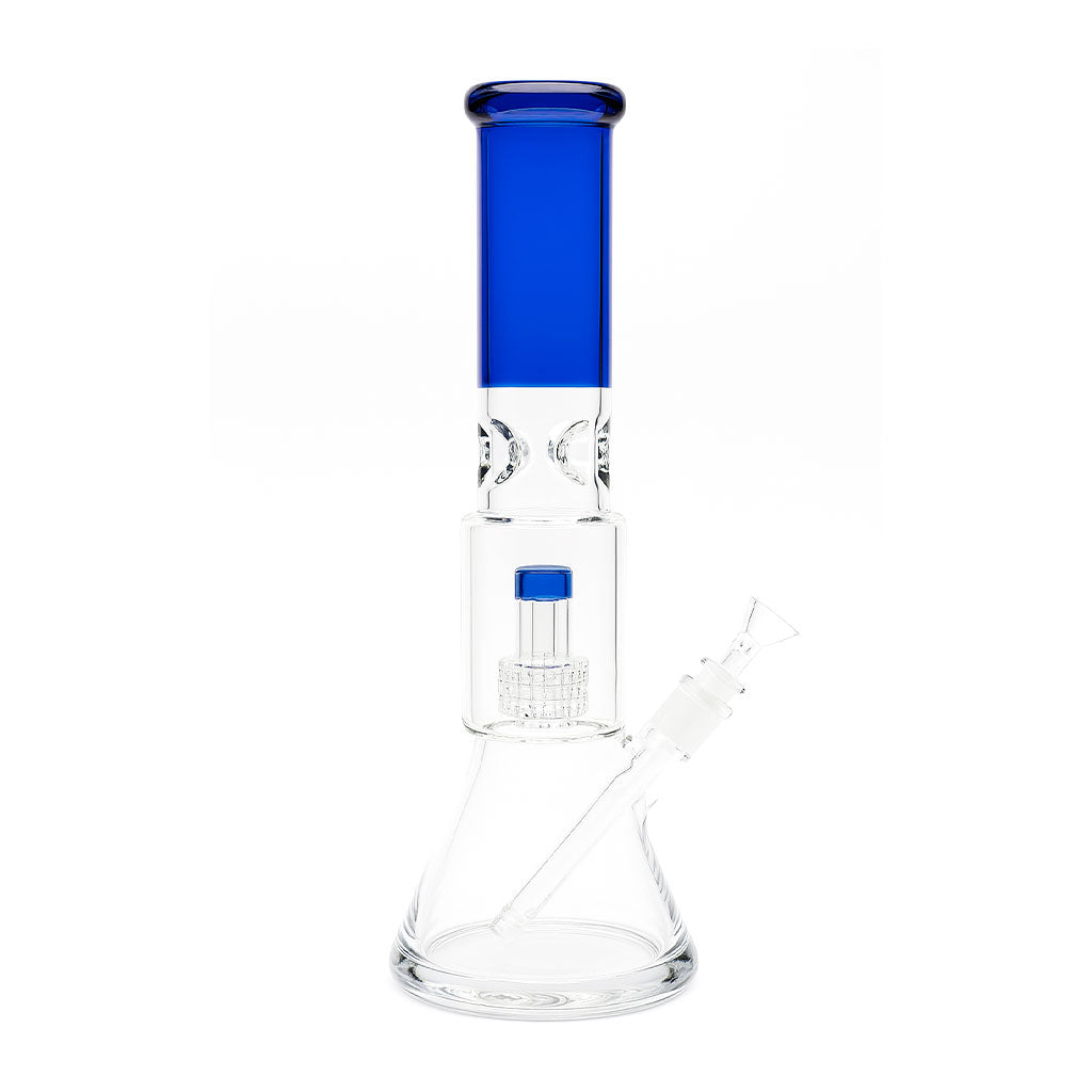 Arctic Cyclone Beaker Bong With Matrix Perc & Ice Pinch