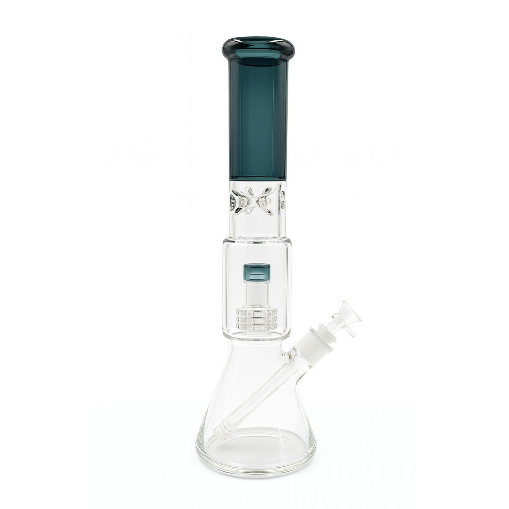 Arctic Cyclone Beaker Bong With Matrix Perc & Ice Pinch