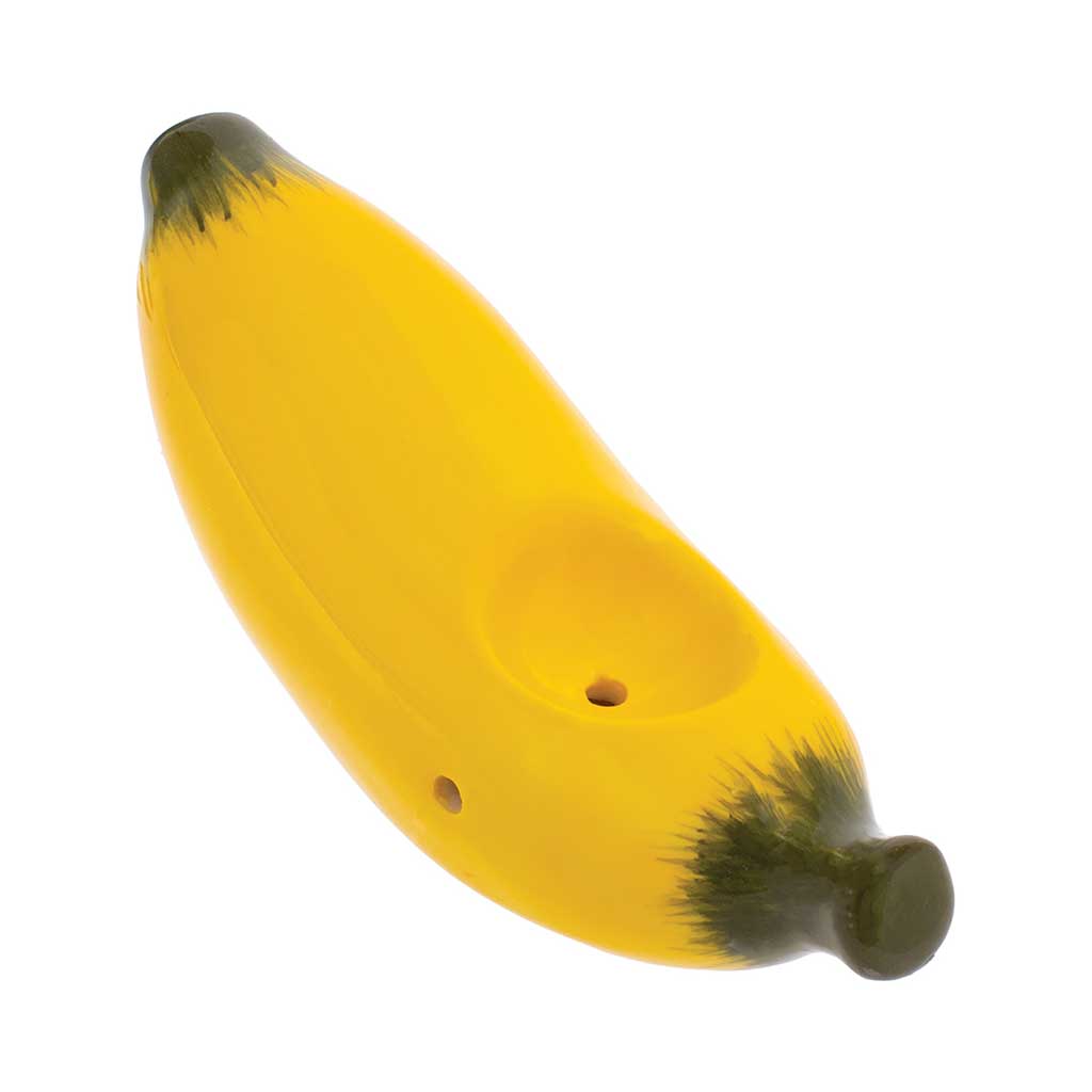 Banana Ceramic Pipe - Wacky Bowlz