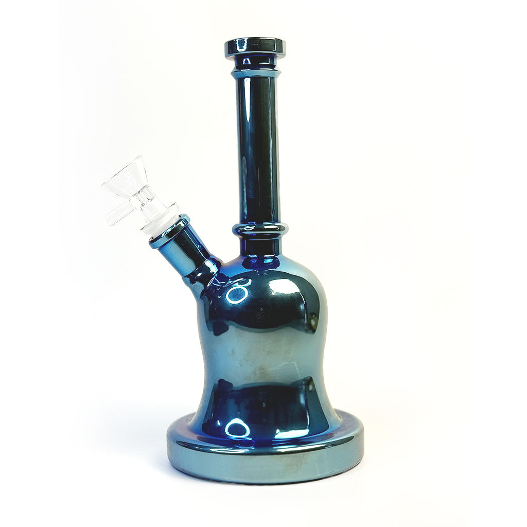 Bell Shaped Metallic Glass Bong