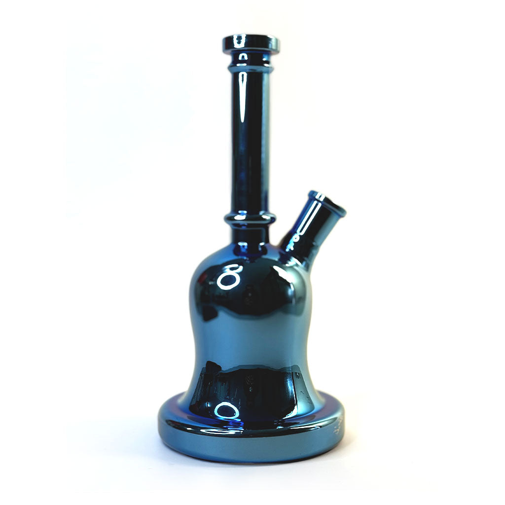 Bell Shaped Metallic Glass Bong