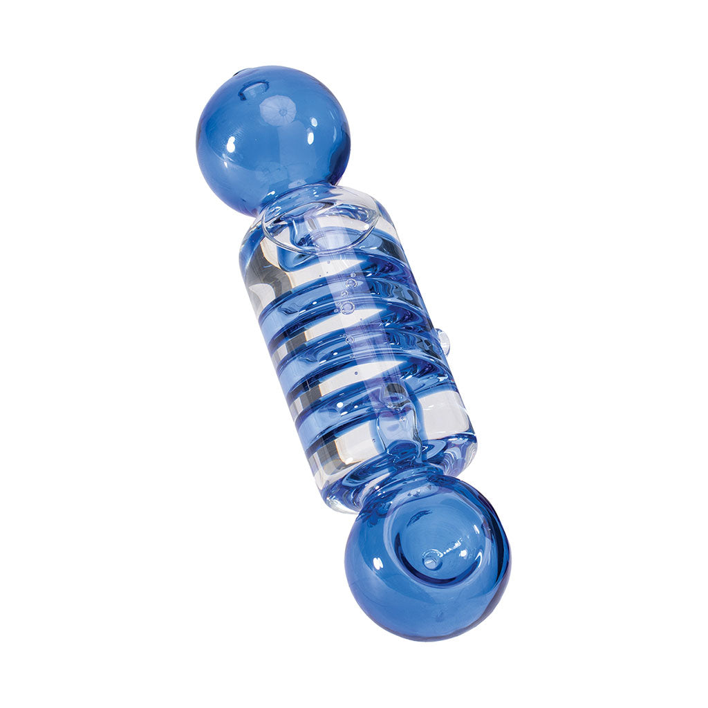 Coil Glycerin Hand Pipe Transparent Chamber