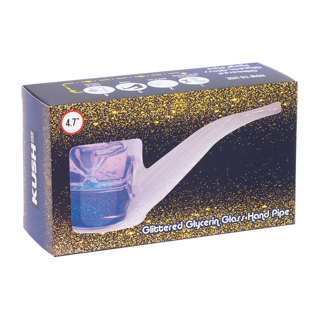 Liquid Glitter Sherlock Hand Pipe