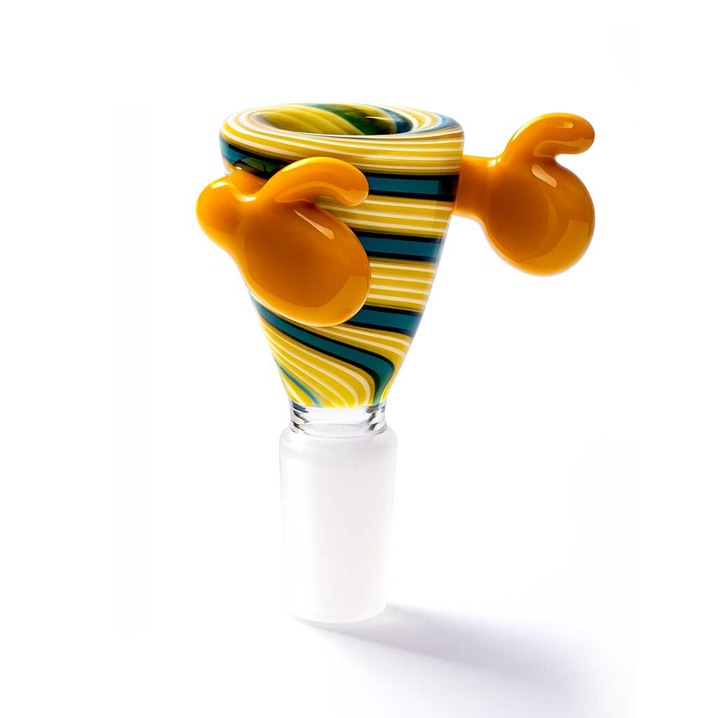 Boxing Gog Glass Flower Bowl