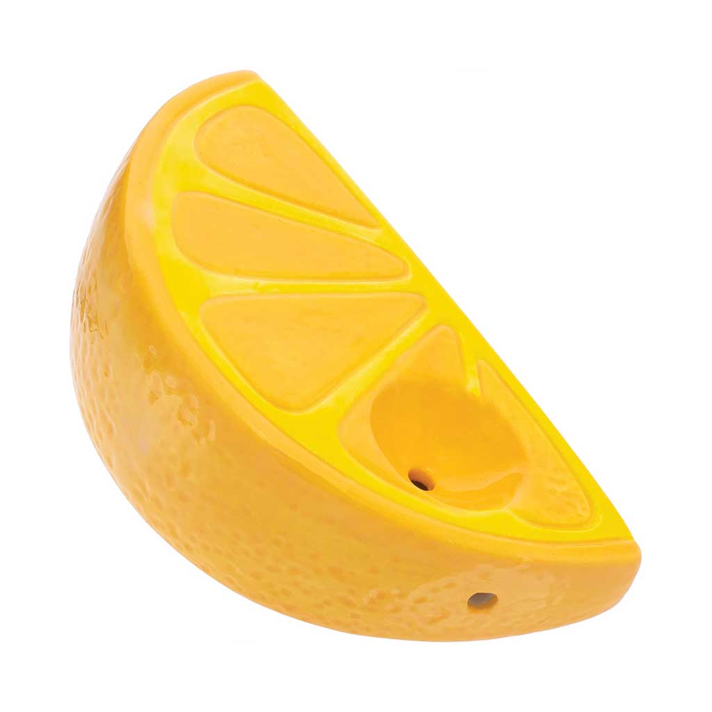 Orange Slice Ceramic Hand Pipe