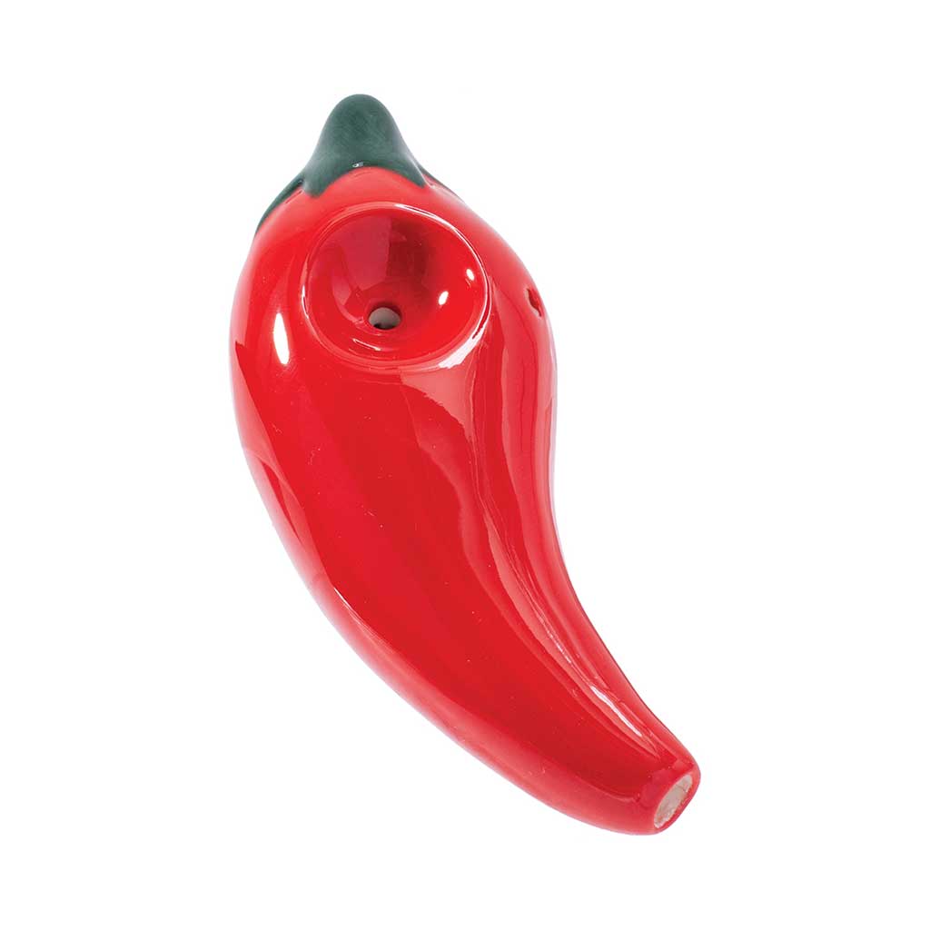Chili Pepper Ceramic Pipe
