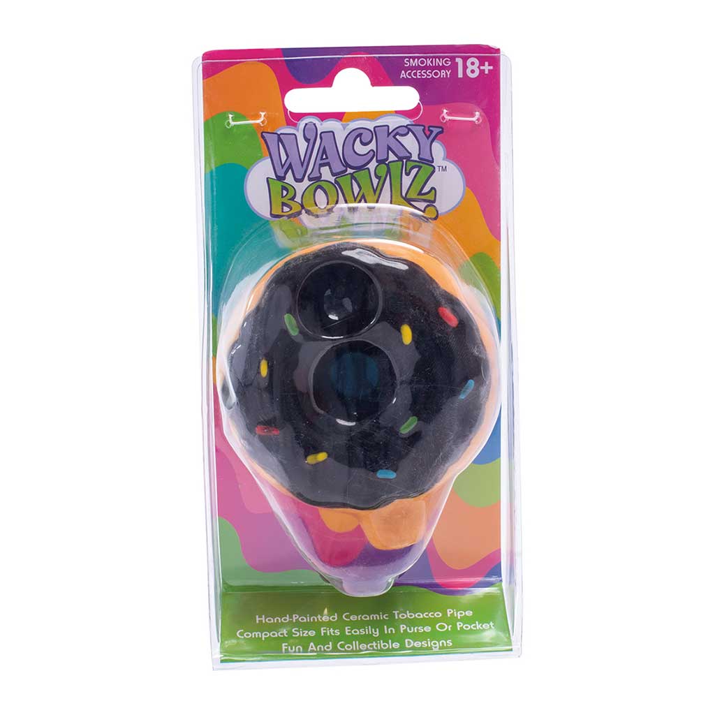 Chocolate Donut Ceramic Pipe - Wacky Bowlz